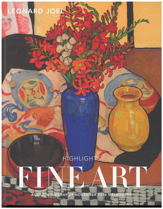 Fine art highlights : auction Tuesday 29 November 2016, Melbourne / Leonard Joel cover