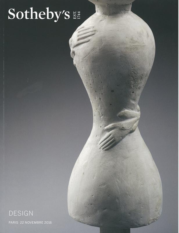 Design : vente a Paris, 22 Novembre 2016 / Sotheby's cover