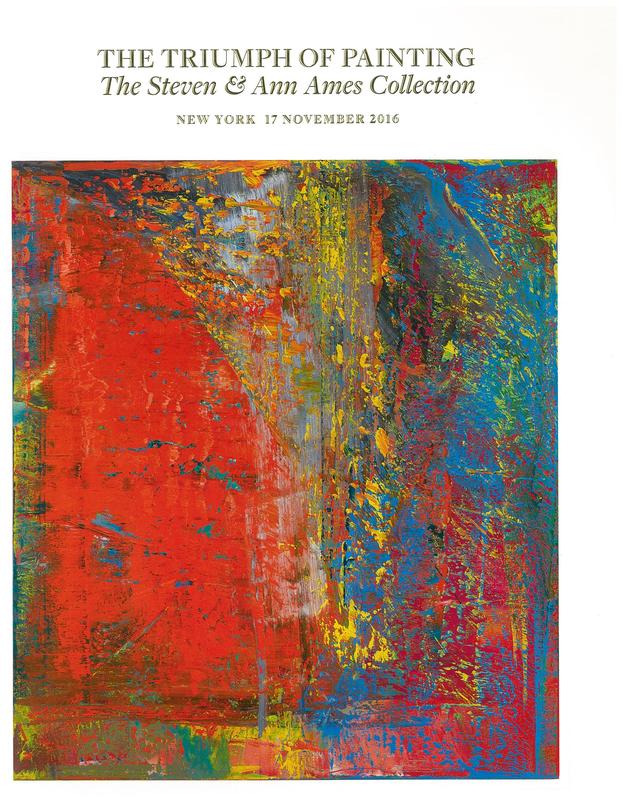 Contemporary art evening auction : auction in New York, 17 November 2016 / Sotheby's cover