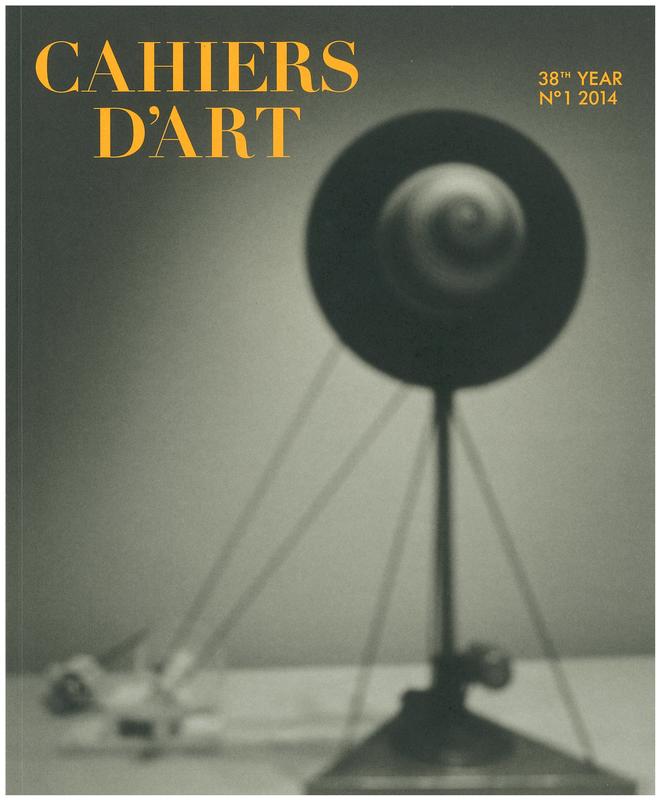 Cahiers d'Art : 100th issue : [Hiroshi Sugimoto] cover