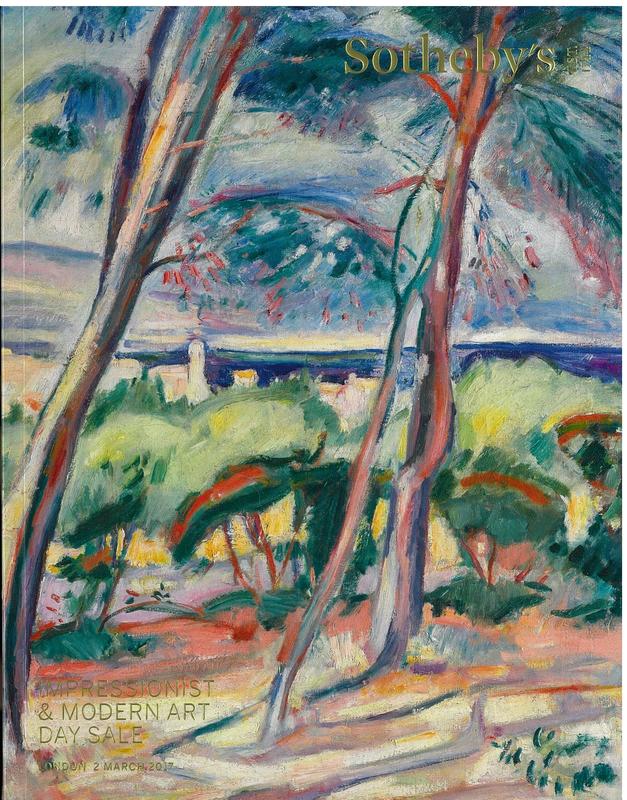 Impressionist and modern art day sale : auction in London, 2 March 2017 / Sotheby's cover