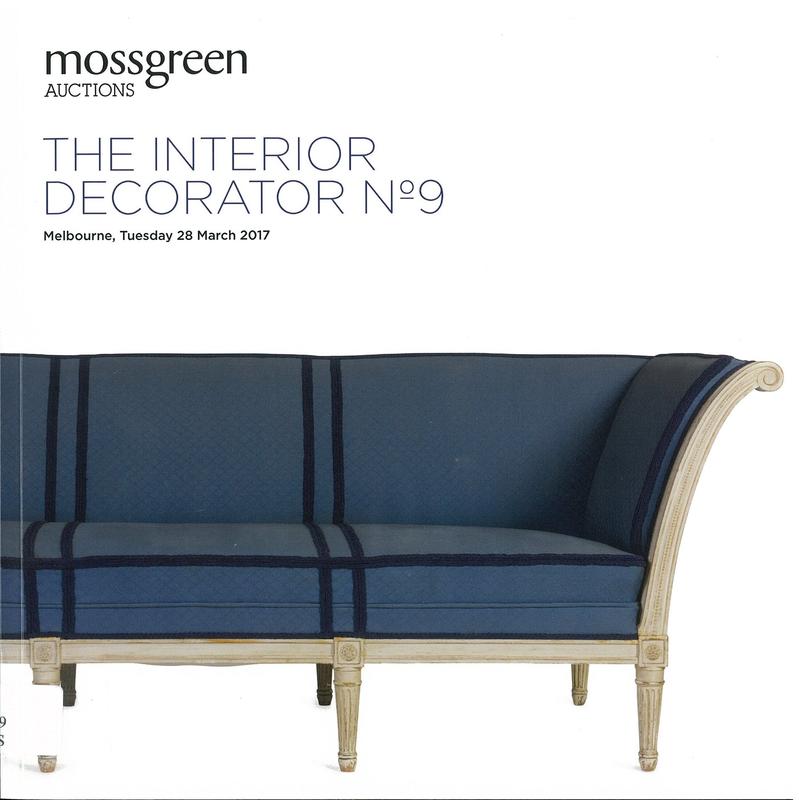 The interior decorator no. 9 : Melbourne, Tuesday 28 March 2017 / Mossgreen Auctions cover