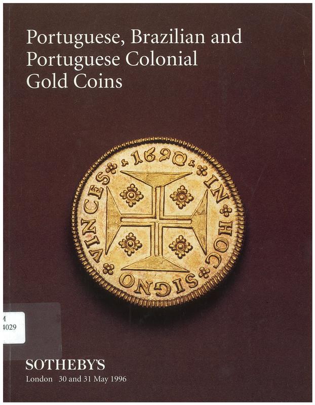 Portuguese, Brazilian and Portuguese colonial gold coins / Sotheby's cover