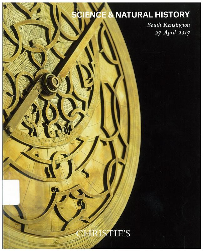 Science and natural history : Thursday 27 April 2017 / Christie's cover