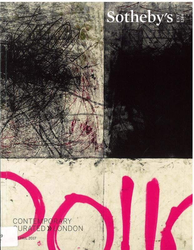 Contemporary curated, London / Sotheby's with guest curator Michael Clark cover