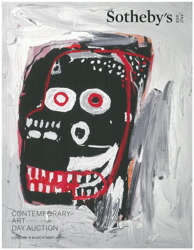 Contemporary art day auction : auction in London, 9 March 2017 / Sotheby's cover