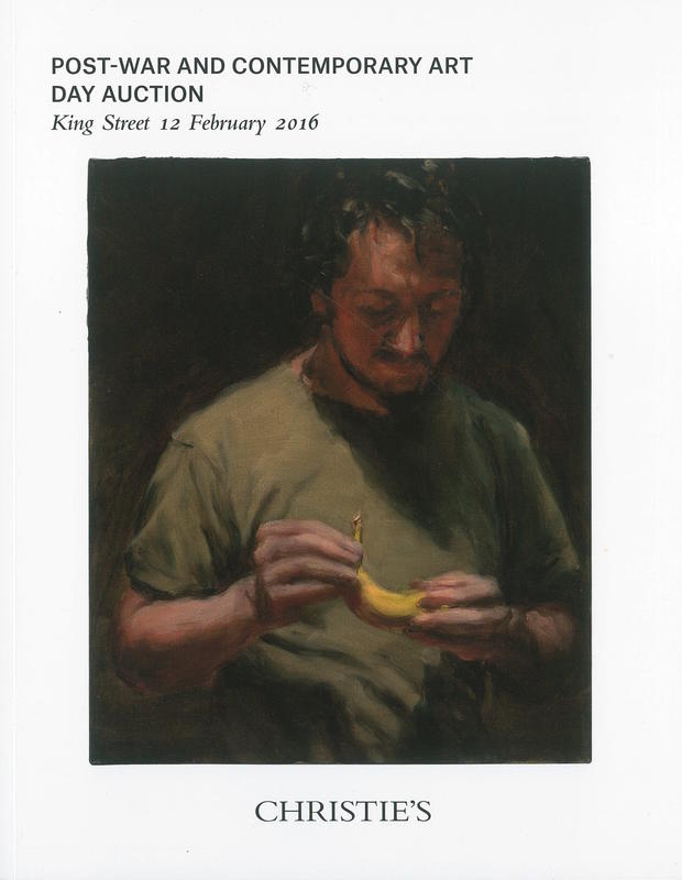 Post-war and contemporary art day auction : Friday 12 February 2016 / Christie's cover