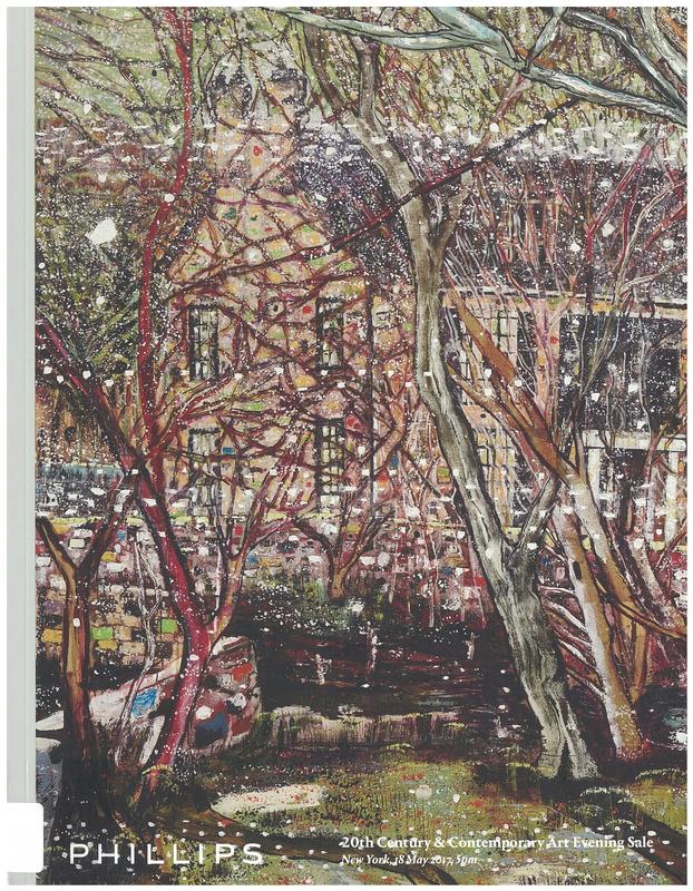 20th century and contemporary art evening sale : New York, 18 May 2017, 5pm / Phillips cover