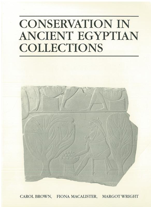Conservation in ancient Egyptian collections cover