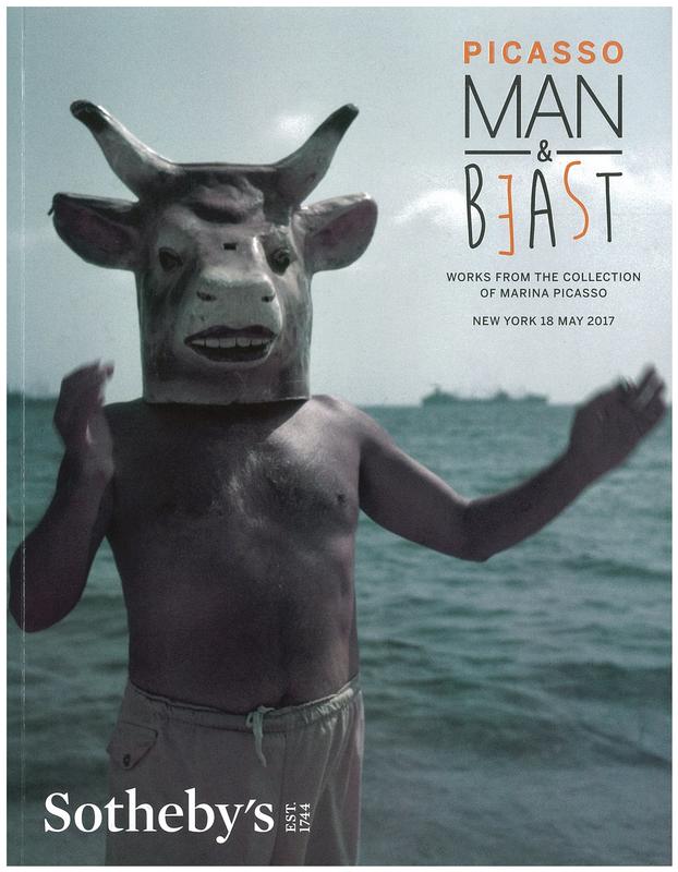 Picasso, man and beast : works from the collection of Marina Picasso : auction in New York / Sotheby's cover