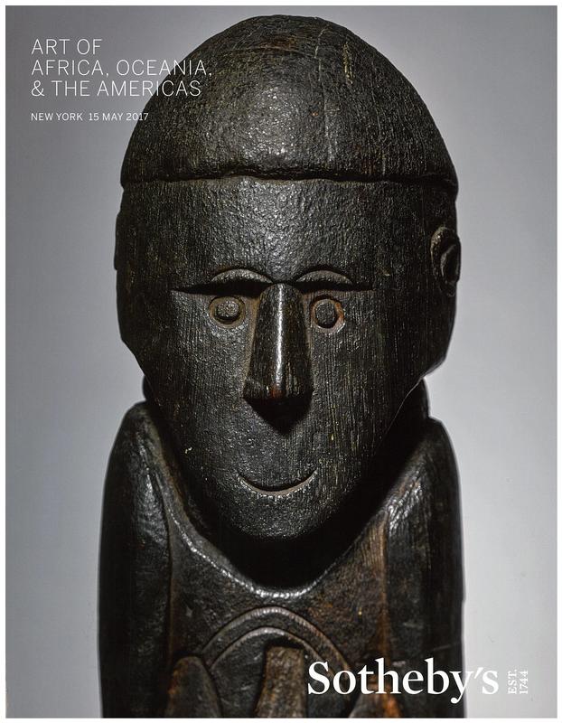 Art of Africa, Oceania, and the Americas : auction in New York, 15 May 2017 / Sotheby's cover