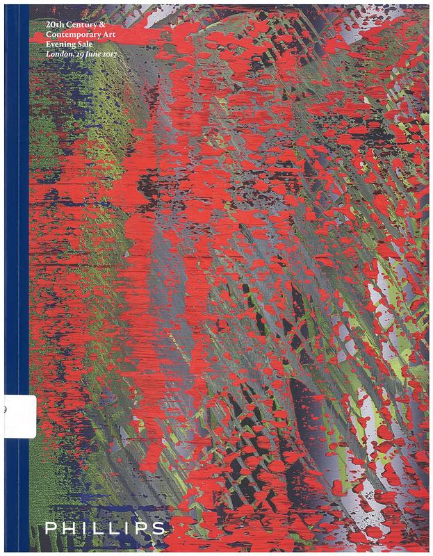 20th Century and contemporary art evening sale : London, 29 June 2017, 7pm / Phillips cover