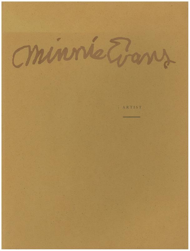 Minnie Evans : artist / edited by Charles M. Lovell and Hester Erwin cover