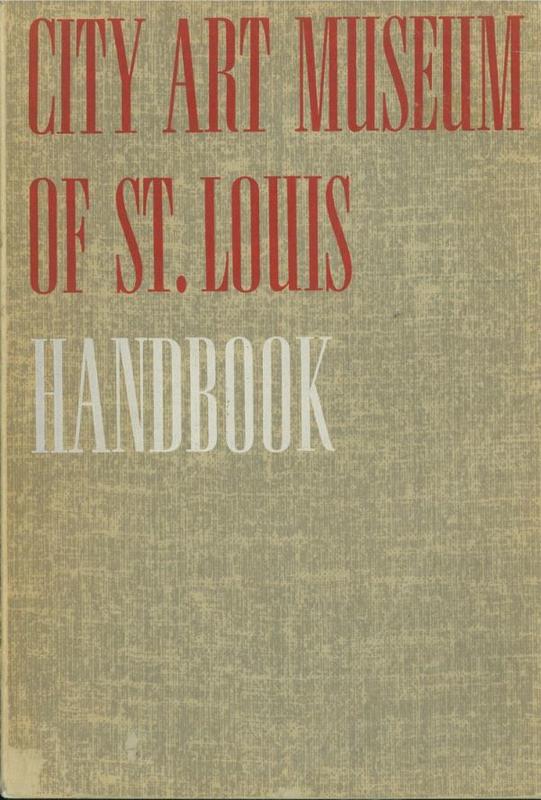 The City Art Museum of St. Louis : handbook of the collections cover