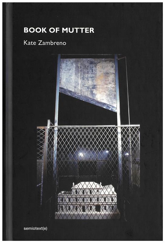 Book of mutter / Kate Zambreno cover