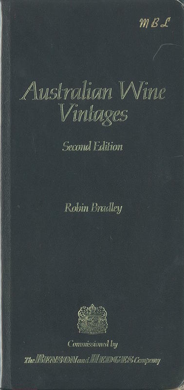 Australian wine vintages /​ Robin Bradley cover
