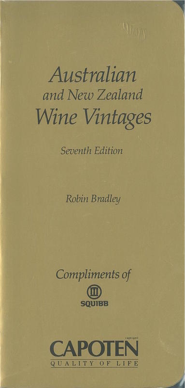 Australian and New Zealand wine vintages /​ Robin Bradley cover