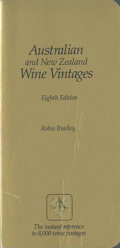 Australian and New Zealand wine vintages /​ Robin Bradley cover