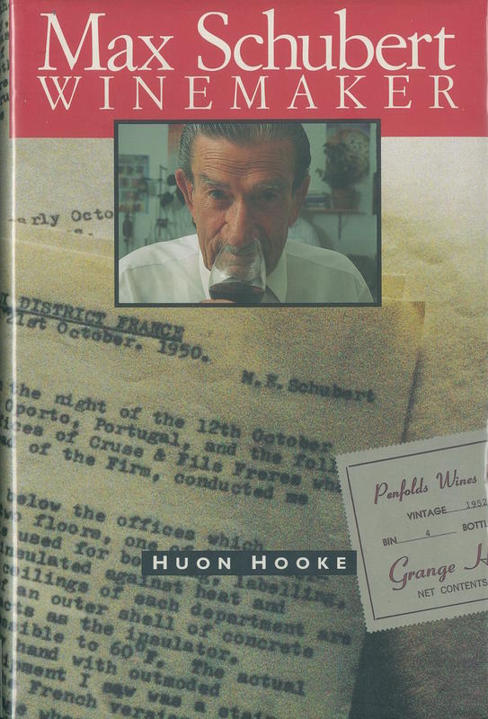 Max Schubert : winemaker / by Huon Hooke cover