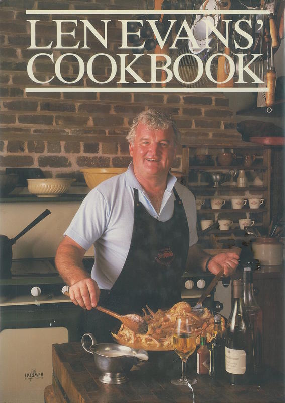 Len Evans' cookbook cover
