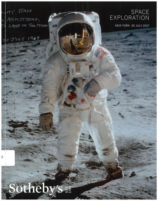 Space exploration : auction in New York, 20 July 2017 / Sotheby's cover