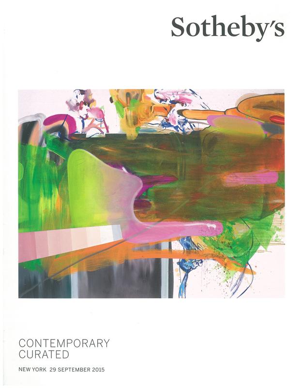 Contemporary curated : auction in New York, 29 September 2015 / Sotheby's cover