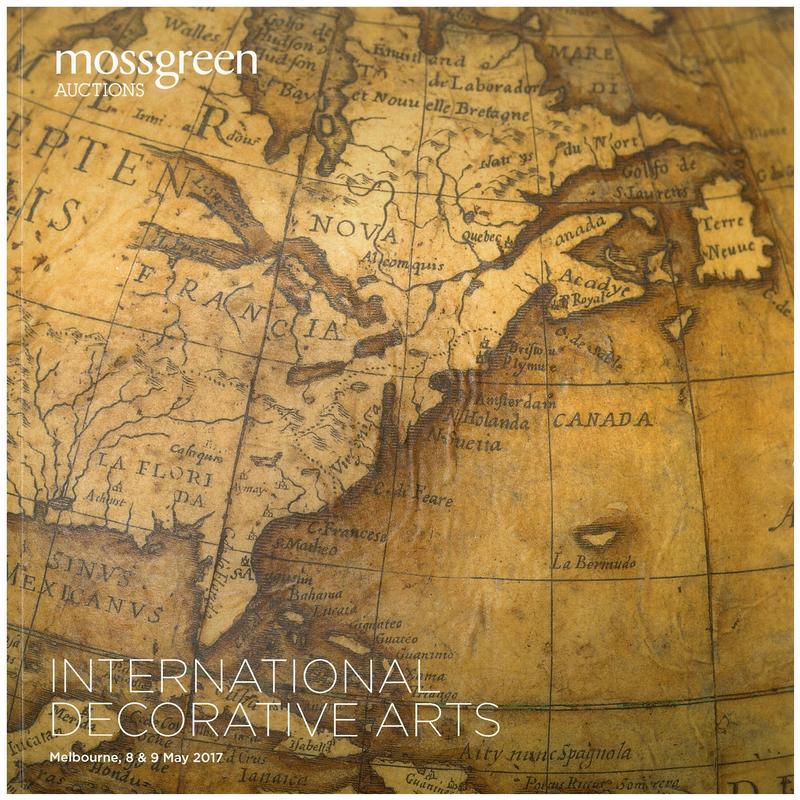 International decorative arts : Melbourne, 8 & 9 May 2017 / Mossgreen Auctions cover