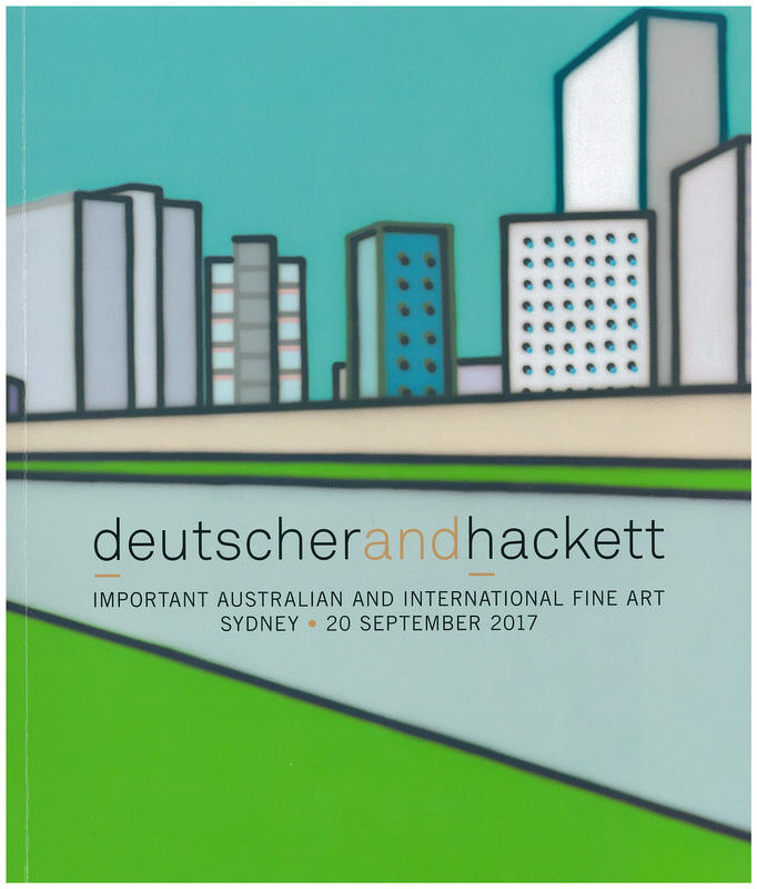 Important Australian and international fine art : fine art auction, Sydney, 20 September 2017 / Deutscher and Hackett cover