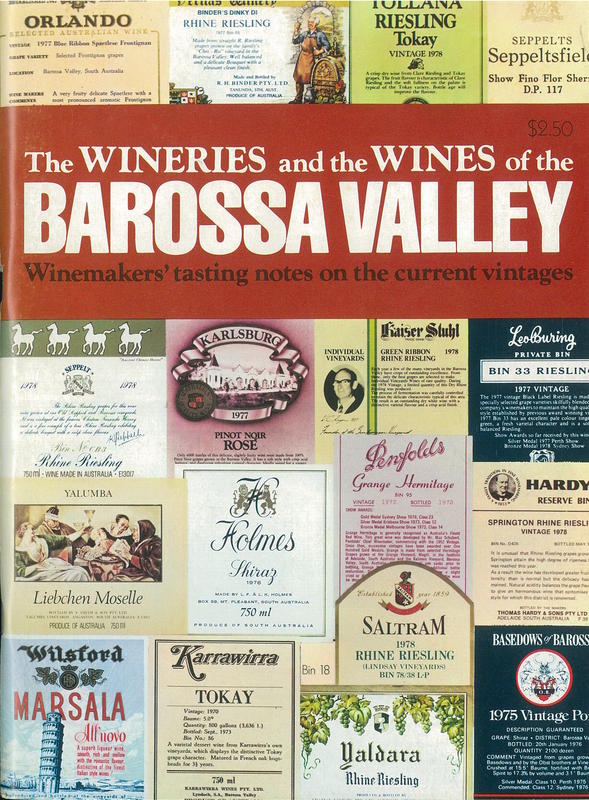 The wineries and wines of the Barossa Valley : winemakers' tasting notes on the current vintage / written and compiled by Murray Paterson cover