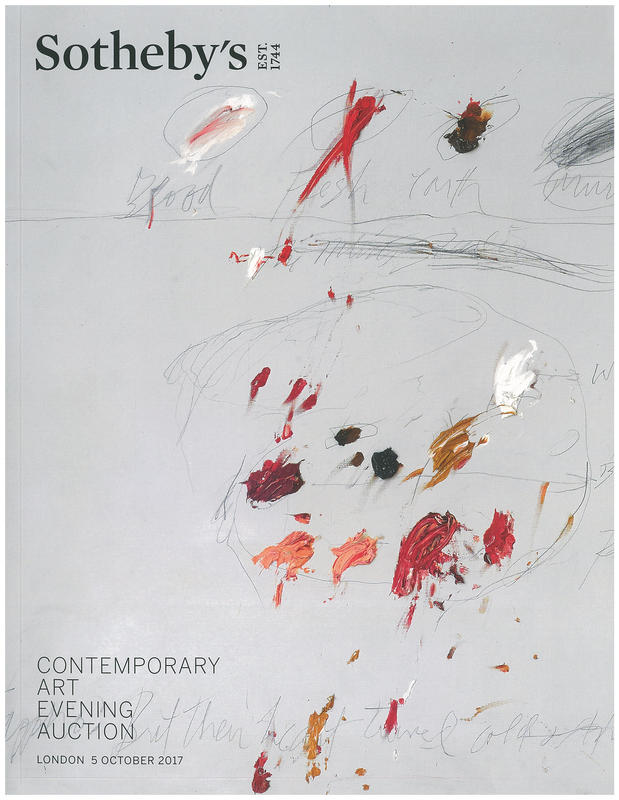 Contemporary art evening auction : auction in London, 5 October 2017 / Sotheby's cover