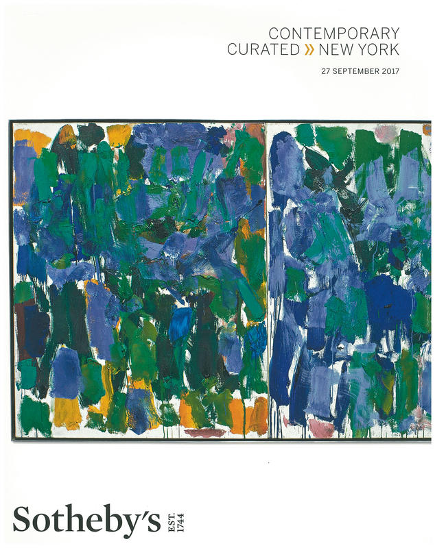 Contemporary curated New York : auction in New York, 27 September 2017 / Sotheby's cover