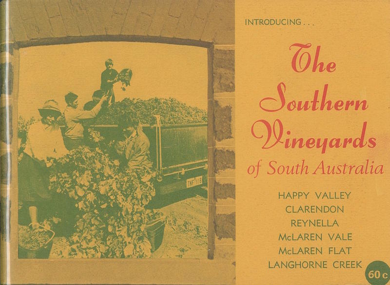 Fine wines from the … southern vineyards of South Australia / [McLaren Vale Winemakers Committee ; designed by John Pilgrim ; photography by Peter Finch] cover