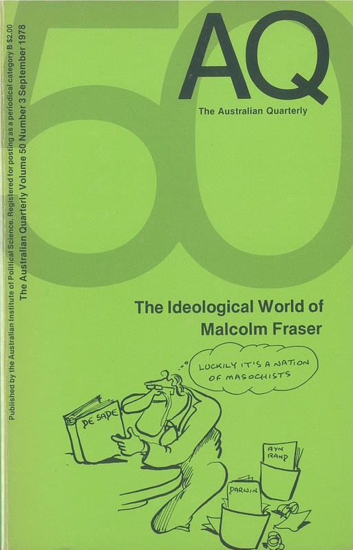 The Australian quarterly / Australian Institute of Political Science cover