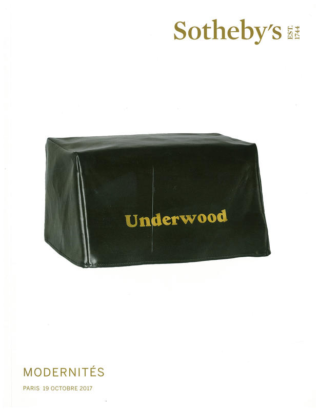 Modernites de Rodin a soulages : vente a Paris, 10 Octobre 2017 / Sotheby's cover