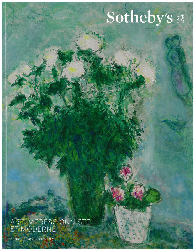 Art impressioniste and moderne : vente a Paris, 22 Octobre 2017 / Sotheby's cover