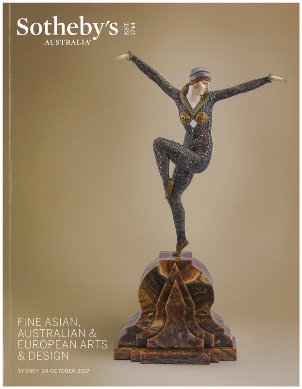 Fine Asian, Australian and European arts and design : auction in Sydney, 24 October 2017 / Sotheby's Australia cover