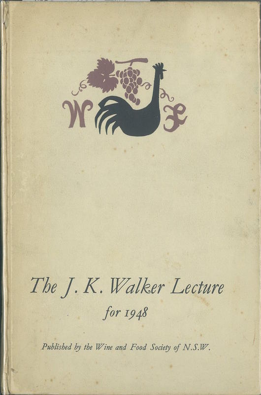 The J. K. Walker Lecture for 1948 / delivered by T. C. Seabrook ; with a foreword by Gilbert Johnstone cover