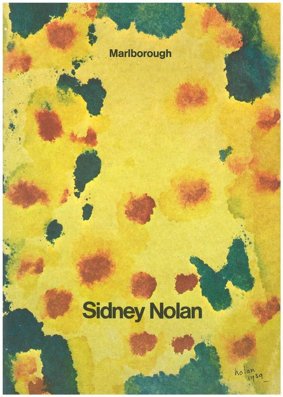 Sidney Nolan : selected works / Marlborough Fine Art cover