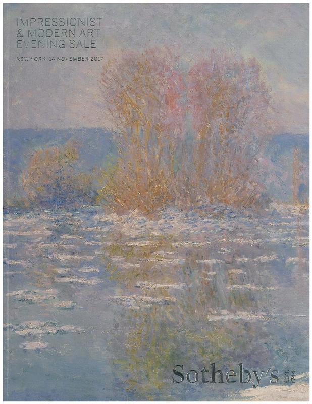 Impressionist and modern art evening sale : auction in New York, 14 November 2017, 7 pm / Sotheby's cover