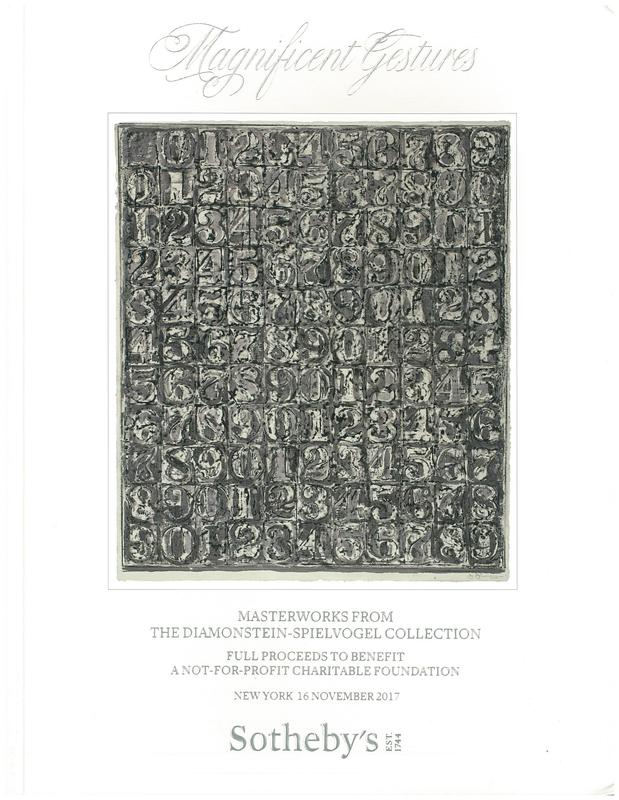 Magnificent gestures : masterworks from the Diamonstein-Spielvogel Collection / Sotheby's cover