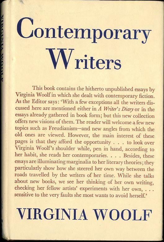 Contemporary writers / by Virginia Woolf ; with a preface by Jean Guiguet cover