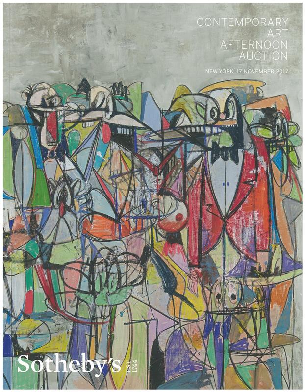 Contemporary art afternoon auction : auction in New York, 17 November 2017 / Sotheby's cover