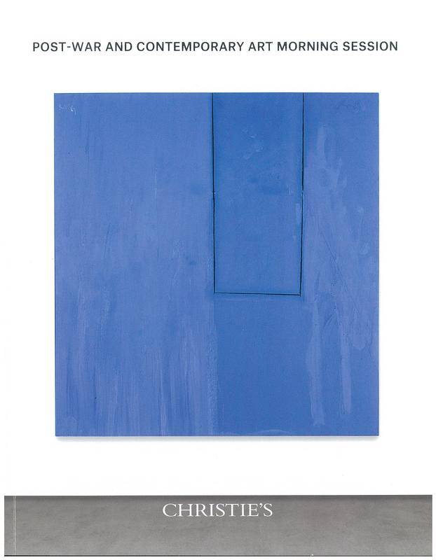 Post-war and contemporary art : morning session, Thursday 16 November 2017 / Christie's cover