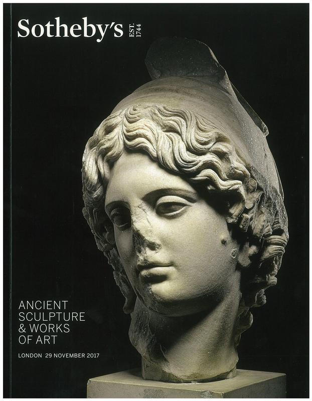 Ancient sculpture and works of art : auction in London, 29 November 2017 / Sotheby's cover