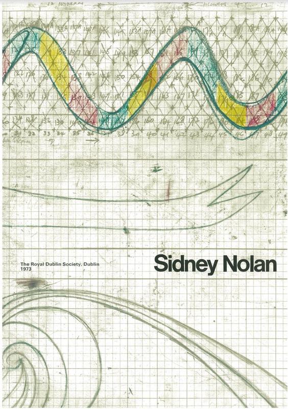 Sidney Nolan : retrospective exhibition presented by Australian Embassy, Dublin, An Chomhairle Ealaion, The Arts Council of Ireland 19 June - 5 July 1973 / The Royal Dublin Society cover