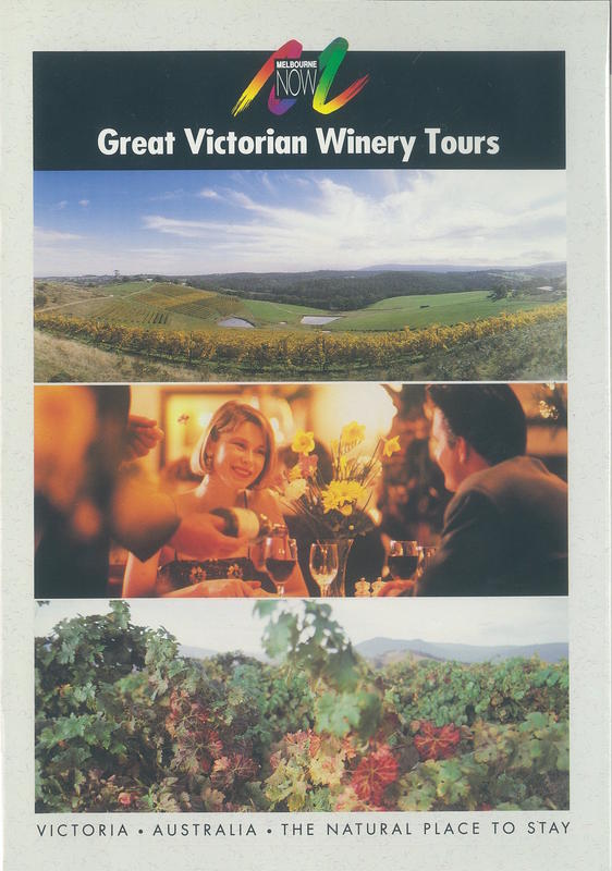 Great Victorian winery tours / compiled and written by Tina Skolnik cover
