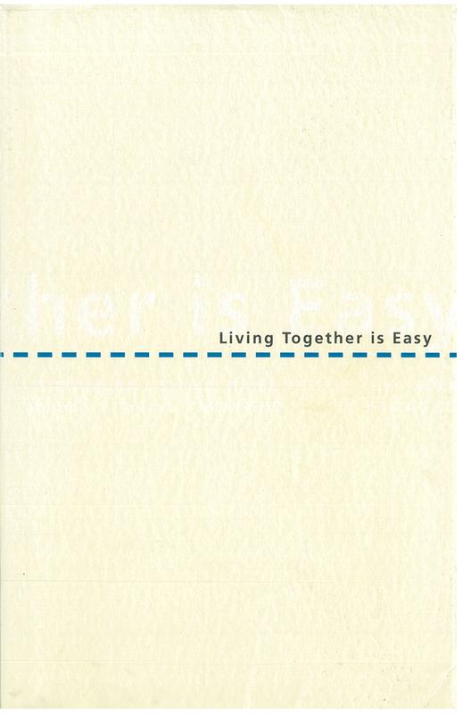 Living together is easy cover