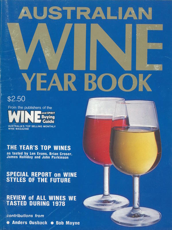 Australian wine year book /​ [editor: John Parkinson ; assistant editor: Helen Guy] cover