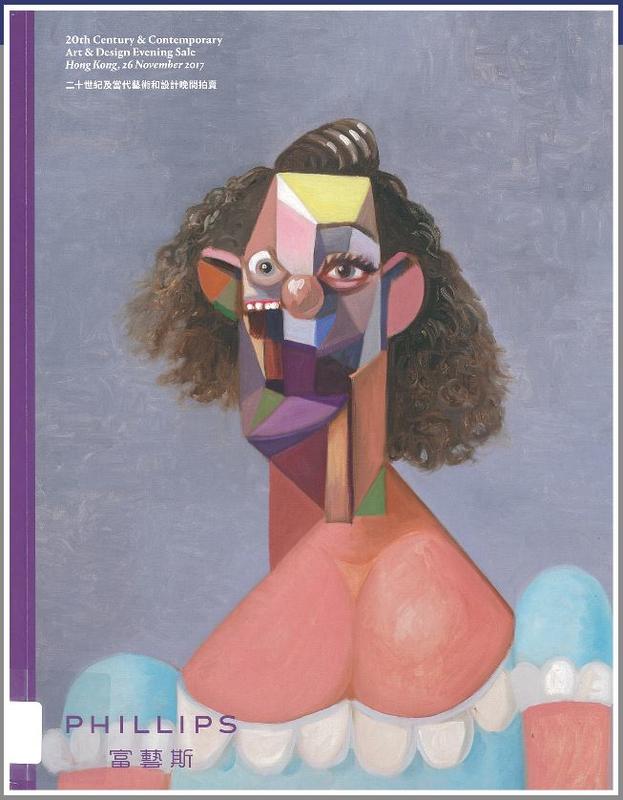 20th Century and contemporary art and design evening sale : Hong Kong, 26 November 2107, 5pm / Phillips cover