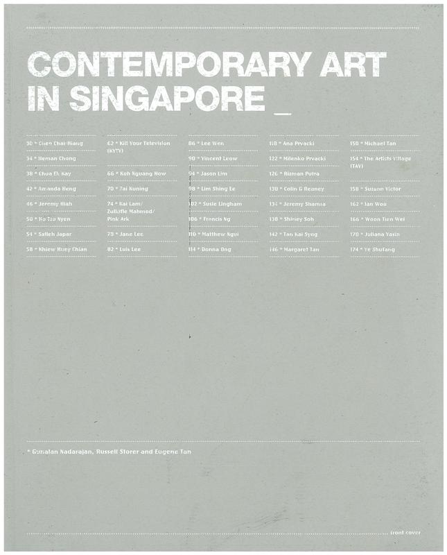 Contemporary art in Singapore /​ [authors, Gunalan Nadarajan, Russell Storer and Eugene Tan] cover